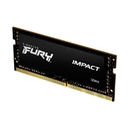 MEMORIA RAM KINGSTON SODIMM DDR4 16GB 3200MT/S FURY IMPACT BLACK CL20 260PIN 1.2V C/DIFUSOR DE CALOR P/LAPTOP KF432S20IB/16
