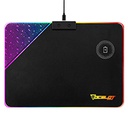 OCELOT MOUSE PAD RIGIDO TIPO RGB, CARGA INALAMBRICA PARA SMARTPHONES, CONEXIN MEDIANTE USB PLUG AND PLAY