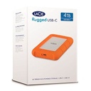 Disco Duro Externo Lacie Rugged Usb-C 4TB 2.5 Portátil USB 3.1