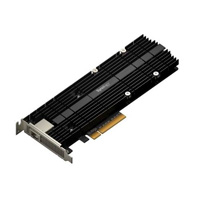 TARJETA SYNOLOGY PCIE 3.0 X8 1 PUERTO DE 10G BASE-T Y 2 RANURAS SSD NVME M.2 2280/22110, TODO EN UNO PARA ACELERAR EL RENDIMIENTO