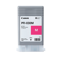 TANQUE DE TINTA CANON PFI-030M MAGENTA, CAPACIDAD 55 ML, COMPATIBLE TA-20,TA-30