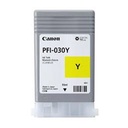 TANQUE DE TINTA CANON PFI-030Y AMARILLO, CAPACIDAD 55 ML, COMPATIBLE TA-20,TA-30