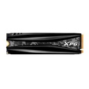 UNIDAD DE ESTADO SOLIDO SSD INTERNO XPG GAMMIX S41 256GB M.2 2280 NVME PCIE GEN 3X4 LECT. 3500 ESCRIT. 3000 MBS PC MINIPC CON DISIPADOR GAMER (AGAMMIXS41-256G-C)