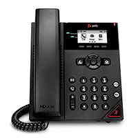 TELEFONO IP HP POLY 911N0AAAC3 VVX 150/ 2 LINEA PANTALLA LCD 2.5 PULGADAS 4 TECLAS PROGRAMABLES POE 2 PUERTOS 10/100 ALTAVOZ COLOR NEGRO NO INCLUYE FUENTE PODER