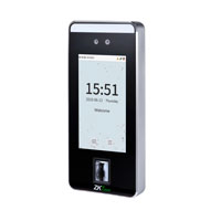 CONTROL DE ACCESO Y ASISTENCIA FACIAL ZKTECO SPEEDFACE-V5L P / VISIBLE LIGHT / 6000 ROSTROS / 3000 PALMAS / 6000 HUELLAS / 10000 TARJETAS ID 125KHZ / 200000 EVENTOS / VERIFICACION POR CODIGO QR