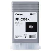 TANQUE DE TINTA CANON PFI-030BK NEGRO, CAPACIDAD 55 ML, COMPATIBLE TA-20,TA-30