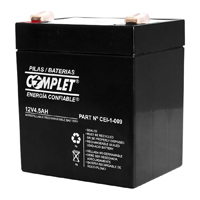BATERIA PLOMO ACIDO COMPLET CEI-1-009 12VCC 4.5AH