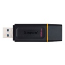 MEMORIA FLASH USB KINGSTON DATA TRAVELER EXODIA 128GB GEN 1 3.2 TIPO A NEGRO + AMARILLO (DTX/128GB)