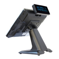 DISPLAY SECUNDARIO EC LINE EC-VP-VFD, NEGRO, PANTALLA 2 X 4 PULGADAS, PANTALLA FLOURECENTE, USB, COMANDO ESC