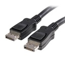 CABLE DE 5M DISPLAYPORT 4K MBR CON CIERRE DE SEGURIDAD MEDIANTE MECANISMO DE BLOQUEO - 2X MACHO DP - LATCHES - NEGRO - STARTECH.COM MOD. DISPL5M