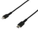 Cable de Carga de 2M Usb-C a Lightning - Color Negro - Cable USB