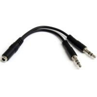 Adaptador Divisor de Audio para Audífonos 2X Mini-Jack de 3.5MM de 3