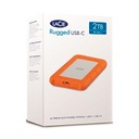 Disco Duro Externo Lacie Rugged Usb-C 2TB 2.5 Portátil USB 3.1