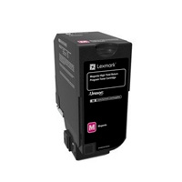 TONER LASER LEXMARK 74C4HM0 MAGENTA, ALTO RENDIMIENTO, HASTA 12000 PAGINAS, MODELOS CS725DE