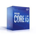 PROCESADOR INTEL CORE I5-10400 S-1200 10A GEN /2.9 - 4.3 GHZ /CACHE 12MB /6 CORES /GRAFICOS UHD 630 /CON DISIPADOR /COMPUTO MEDIO IPA