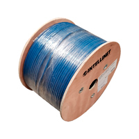 BOBINA,INTELLINET,705042, CAT 6A SFTP 305M SOLIDA AZUL, 100% COBRE