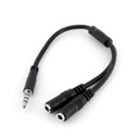 ADAPTADOR DIVISOR DE AUDIO MINI-JACK 3.5MM 4 PINES A CONECTORES SEPARADOS DE AUDIFONOS Y DE MICROFONO - M A 2XH - STARTECH.COM MOD. MUYHSMFF