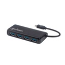 Conector HUB USB Manhattan