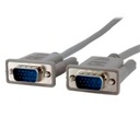 Cable VGA de Video 1.8M para Pantalla - HD15 Macho a Macho - Gris
