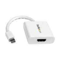 ADAPTADOR DE VIDEO MINI DISPLAYPORT A HDMI - CABLE CONVERTIDOR - HEMBRA HDMI - MACHO MINI DP - 1920X1200 - PASIVO - BLANCO - STARTECH.COM MOD. MDP2HDW