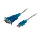 Cable Adaptador de 43CM Usb-A a Serie RS232 de 1 Puerto Serial DB9