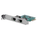 ADAPTADOR TARJETA DE RED NIC PCI EXPRESS PCI-E DE 2 PUERTOS GIGABIT ETHERNET - 2X RJ45 HEMBRA - STARTECH.COM MOD. ST1000SPEXD4