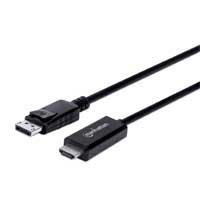 CABLE DISPLAYPORT,MANHATTAN,153201, - HDMI M-M 4K  1.8M