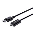 CABLE DISPLAYPORT,MANHATTAN,153201, - HDMI M-M 4K  1.8M