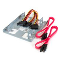 BRACKET DE MONTAJE PARA 2 UNIDADES DE DISCO DURO HDD DE 2.5 A BAHÍA DE 3.5 PULGADAS - STARTECH.COM MOD. BRACKET25X2