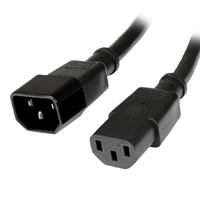 Cable de Corriente de 1.8M de Extensión - C14 a C13 - 14 Awg - 15A