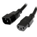 Cable de Corriente de 1.8M de Extensión - C14 a C13 - 14 Awg - 15A