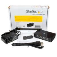 HUB USB 2.0 DE 7 PUERTOS - CONCENTRADOR USB 2.0 COMPACTO DE 7 PUERTOS - USB HI SPEED - NEGRO - STARTECH.COM MOD. ST7202USB