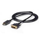 CABLE ADAPTADOR DE 1.8M DISPLAYPORT A DVI - CONVERTIDOR DE VIDEO - MINI DP MACHO - DVI-D MACHO - 1920X1200 - PASIVO - NEGRO - STARTECH.COM MOD. DP2DVI2MM6