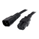 CABLE 1.8M 14 AWG ADAPTADOR JUMPER BRIDGE IEC C14 A IEC C15 PARA SERVIDOR UPS - STARTECH.COM MOD. PXTC14C156