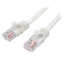 CABLE DE 10M BLANCO DE RED CAT5E ETHERNET RJ45 SIN ENGANCHES - LATIGUILLO SNAGLESS - STARTECH.COM MOD. 45PAT10MWH
