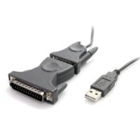 CABLE ADAPTADOR DE 91CM USB-A A 1 PUERTO SERIE RS232 - ADAPTADOR SERIAL - 1X DB9 DB25 - 1X USB A - STARTECH.COM MOD. ICUSB232DB25