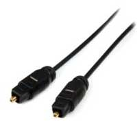 Cable de 3M Toslink Audio Digital Óptico Spdif Delgado - Negro