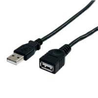 CABLE DE 0.9M DE EXTENSIN USB 2.0 DE ALTA VELOCIDAD HI SPEED - MACHO A HEMBRA USB A - EXTENSOR - NEGRO - STARTECH.COM MOD. USBEXTAA3BK