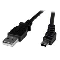 CABLE ADAPTADOR 1M USB A MACHO A MINI USB B MACHO ACODADO EN NGULO HACIA ARRIBA PARA TELFONOS TABLETS DISPOSITIVOS MVILES - STARTECH.COM MOD. USBAMB1MU
