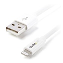 CABLE DE 2M LIGHTNING DE 8 PIN A USB A 2.0 PARA APPLE IPOD IPHONE IPAD - BLANCO - STARTECH.COM MOD. USBLT2MW