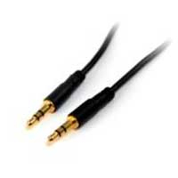 Cable de Audio de 4.5M Delgado - Estereo Mini Jack de 3.5MM Macho