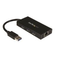 HUB USB 3.0 de Aluminio con Cable - Concentrador de 3 Puertos USB