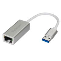 ADAPTADOR TARJETA DE RED EXTERNA - ETHERNET GIGABIT EXTERNO USB 3.0 - PLATEADO - IDEAL PARA MACBOOK, CHROMEBOOK O TABLET - STARTECH.COM MOD. USB31000SA