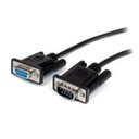 CABLE DE 3M DE EXTENSION DIRECTO STRAIGHT THROUGH SERIAL RS232 VIDEO PANTALLA EGA DB9 MACHO A HEMBRA - EXTENSOR NEGRO - STARTECH.COM MOD. MXT1003MBK