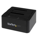 BASE DOCKING STATION USB 3.0 CON UASP DE 2 BAHIAS PARA DISCO DURO O SSD SATA III DE 2.5 O 3.5 PULGADAS - INTERCAMBIO EN CALIENTE - STARTECH.COM MOD. SDOCK2U33