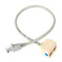 Cable Adaptador Multiplicador Divisor Splitter RJ45 2 a 1 - Hembra