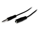 CABLE DE AUDIO DE 2M DE EXTENSIÓN DE AUDIFONOS MINI-JACK 3.5MM ESTEREO MACHO A HEMBRA - DELGADO - STARTECH.COM MOD. MU2MMFS