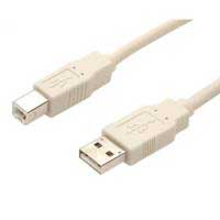 Cable de 3M USB 2.0 Beige - USB Tipo-A Macho a Usb-B Macho