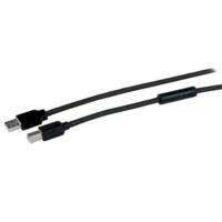 Cable USB Activo de 15M para Impresora - 1X Usb-B Macho a Usb-A Macho