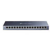 SWITCH | TP-LINK | TL-SG116 | 16 PUERTOS RJ45 GIGABIT 10/100/1000 | NO ADMINISTRABLE | CARCASA METALICA | PARA ESCRITORIO O PARED